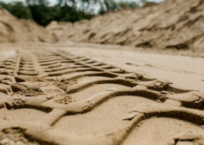 Tire Tracks at Lester Brothers